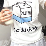 Japan Style Milk Printed T shirt