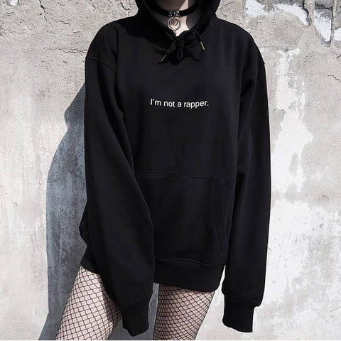 I'm Not a Rapper Hoodies