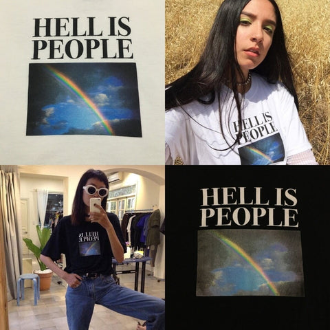 Tee Hell Is People Rainbow  T-Shirt