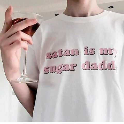 Satan Is My Sugar Daddy Tee