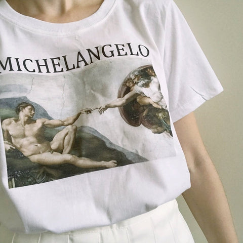 Michelangelo  Art Print T-Shirt